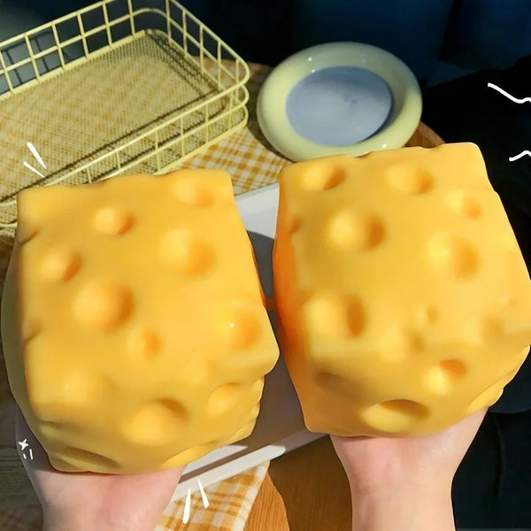 Giant Cheese Squishy Toy