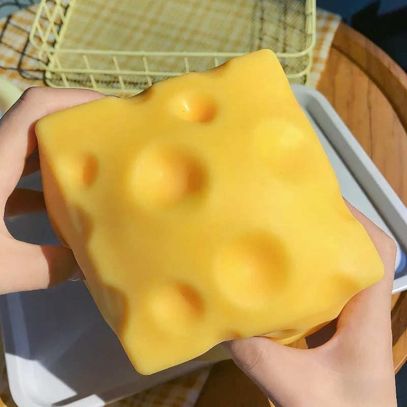 Giant Cheese Squishy Toy