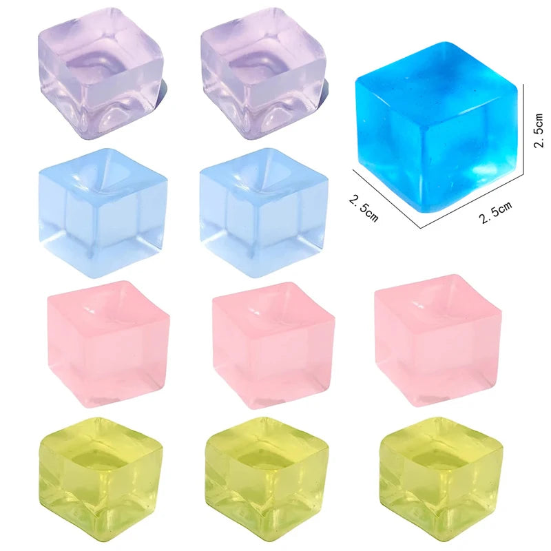 Squishy Ice Cube Stress Relief Toy
